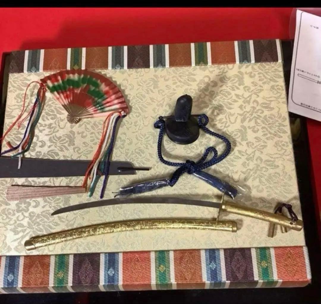 【古い親王飾り】【木製‼️台座付き】古雛飾りコレクションーけ