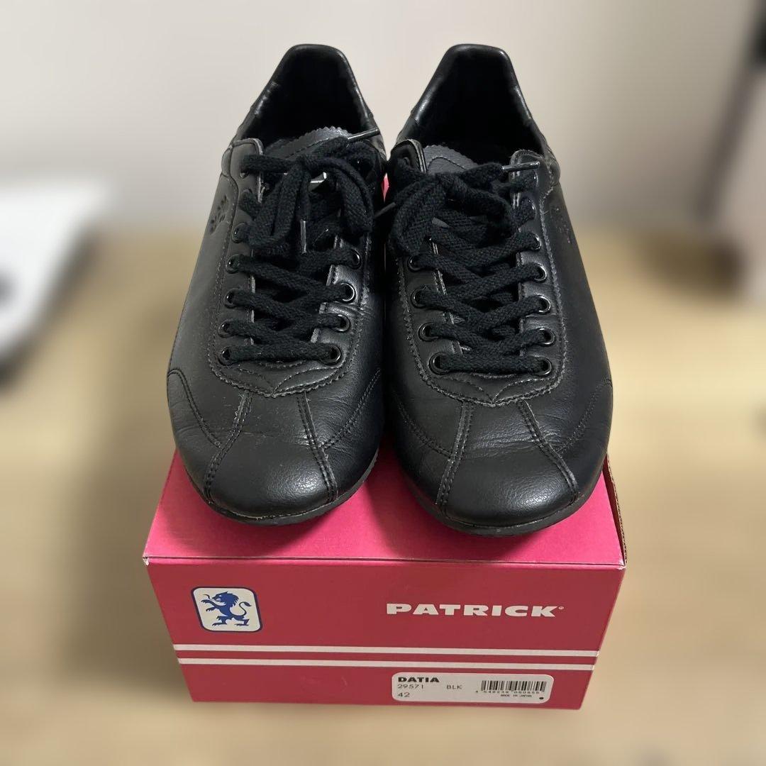 パトリック スニーカー ダチア ブラック 29571 定番　４２（２６．５ｃｍ）