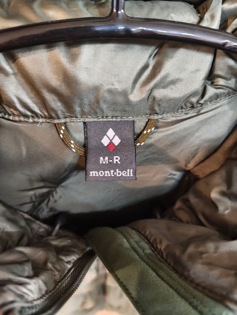 mont-bell ネージュダウンパーカー カーキ M-R サイズ 希少入手困難
