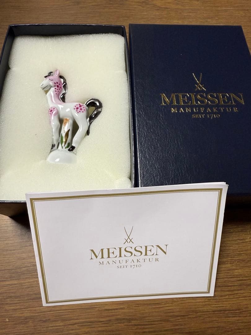 MEISSEN 干支人形　馬　磁器製