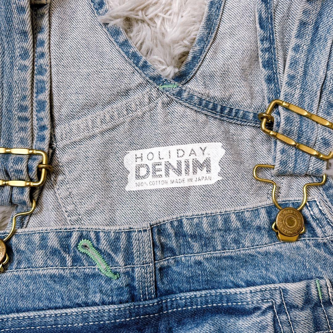 【美品】HOLIDAY BIG DENIM オーバーオール（0）フレア