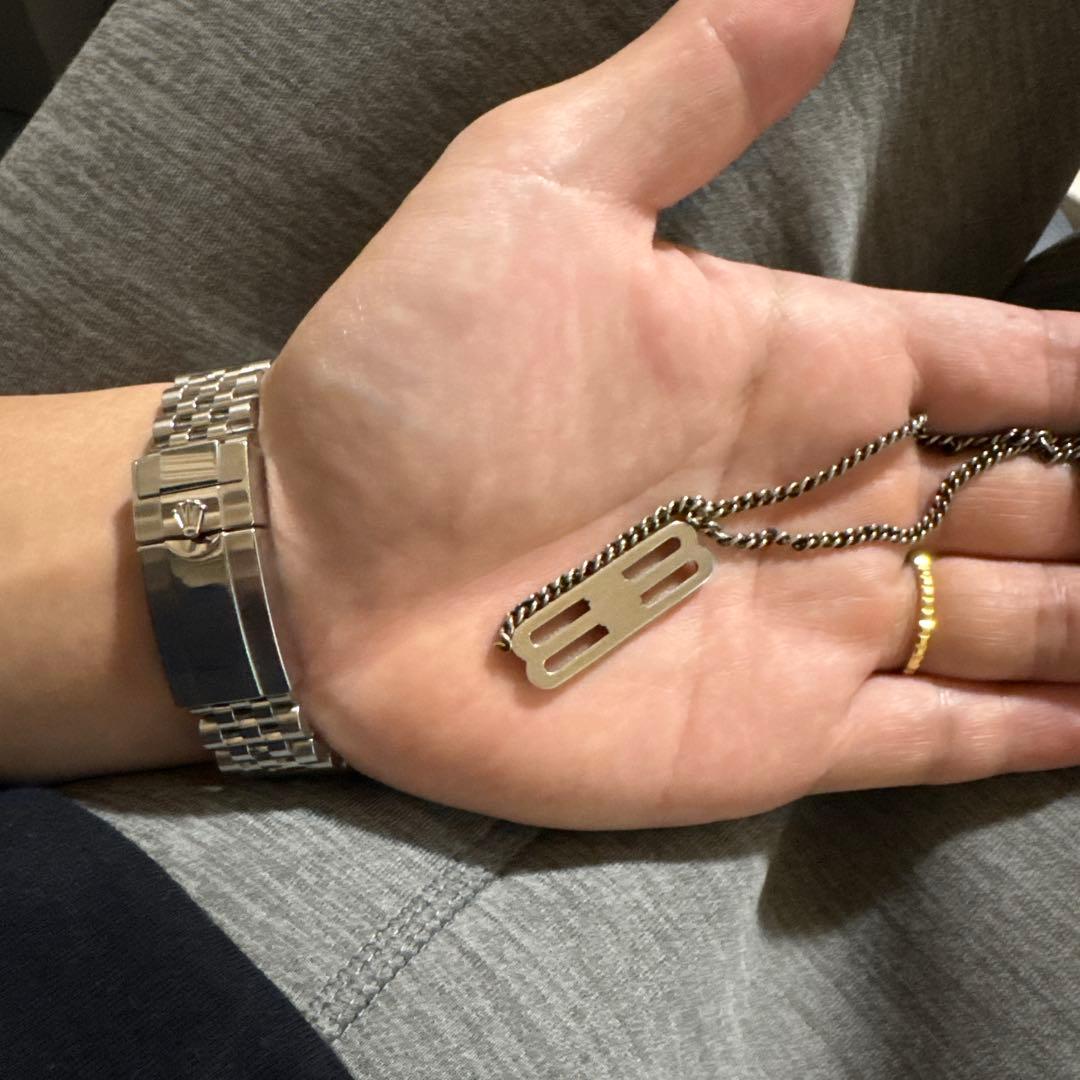 BALENCIAGA チェーンネックレス　BB ICONグルメット