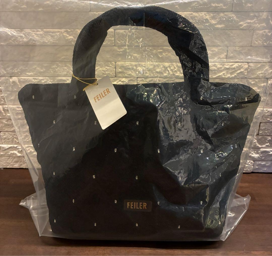フェイラー　ユニ　トートバッグ　ブラック