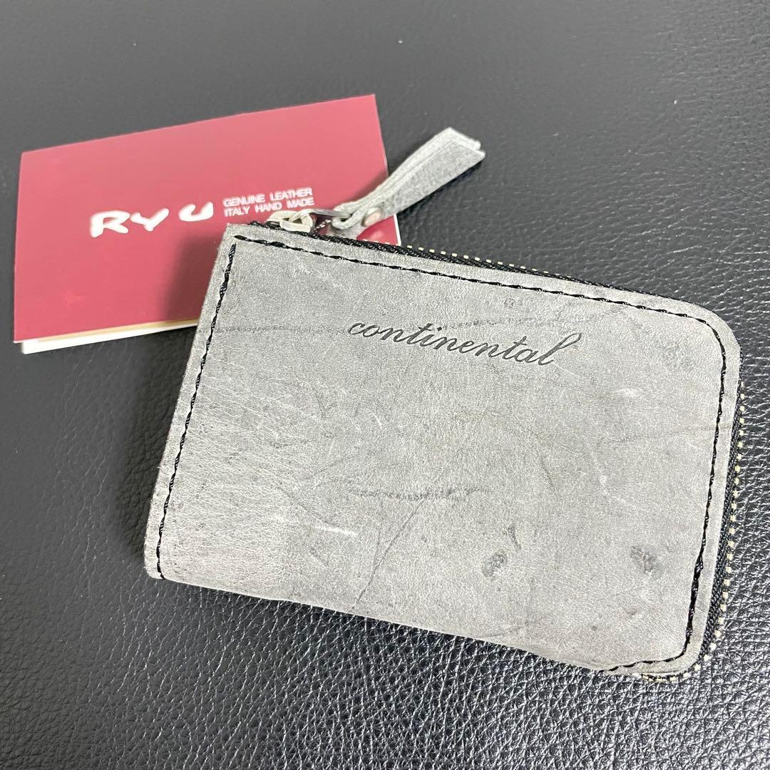 【値下げOK】RYU continental グースー ミニ財布 L字ファスナー