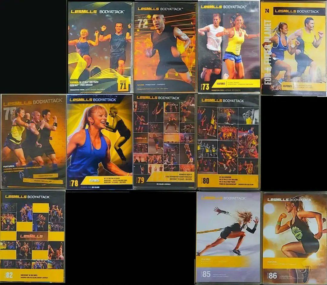 LESMILLS BODYATTACK CD DVD 70-80番台
