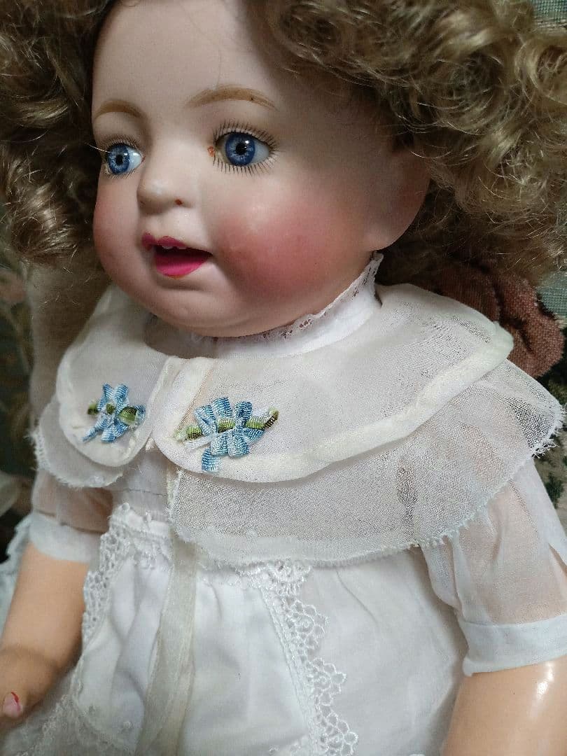 アンティークドール　ビスクドール　希少モリムラドール　日本人形