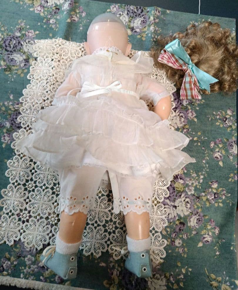 アンティークドール　ビスクドール　希少モリムラドール　日本人形