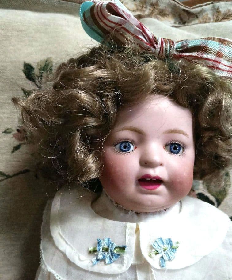 アンティークドール　ビスクドール　希少モリムラドール　日本人形