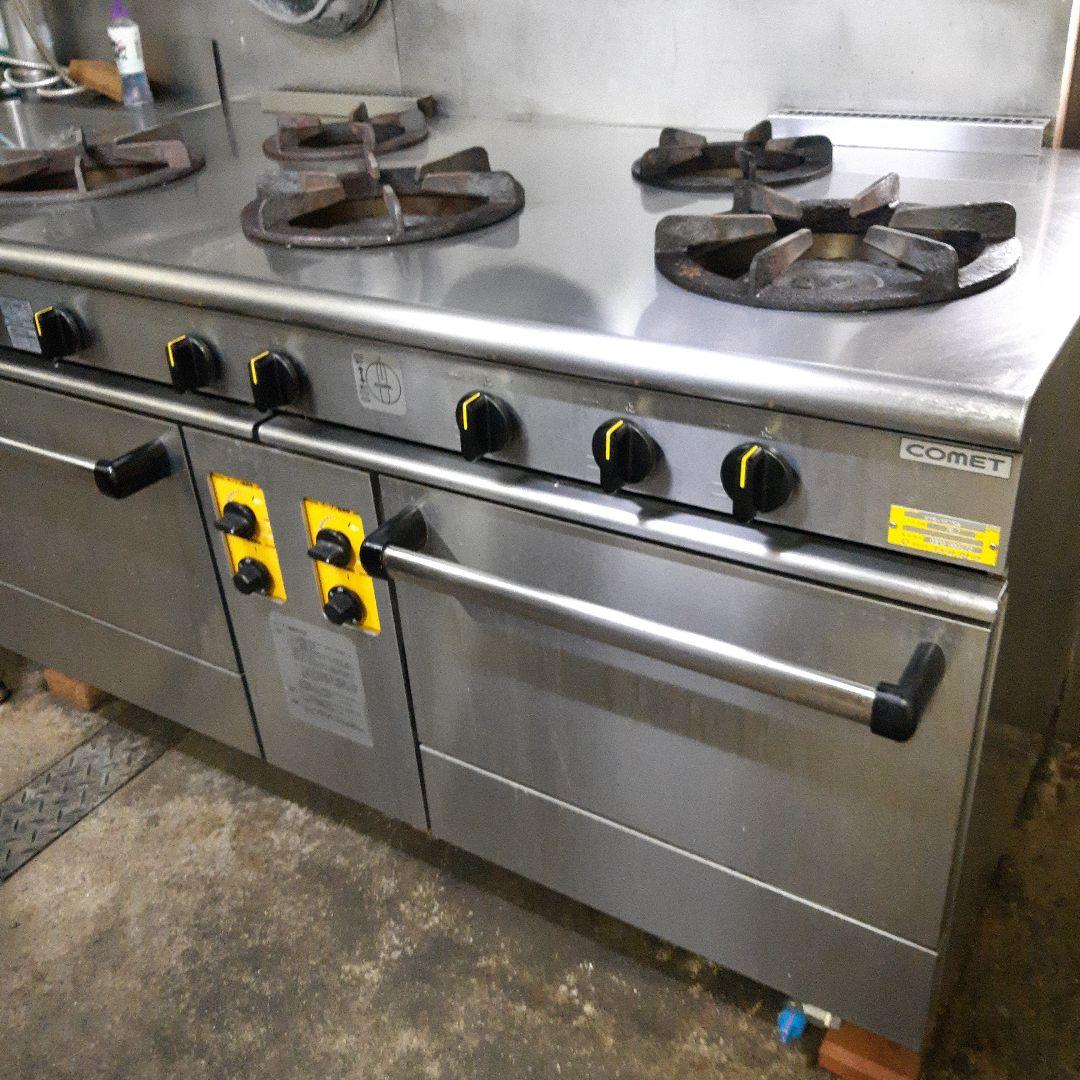 T*a様 業務用機器　洋食 レストラン 5口 ガスコンロ　2台 オーブン　温度調