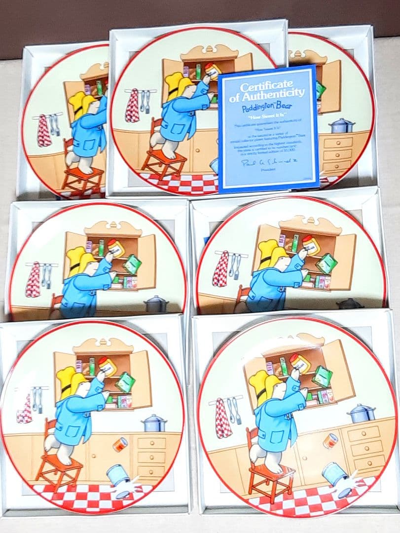 [激レア！希少！未使用！] パディントン 限定プレート まとめて 7枚セット！