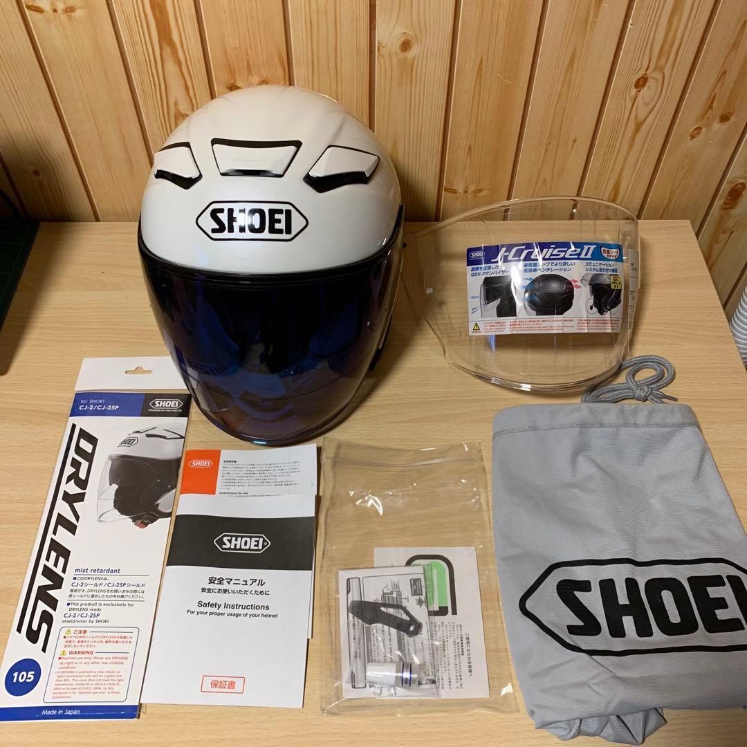 【新品】 SHOEI　J-Cruise2　Mサイズ　ルミナスホワイト