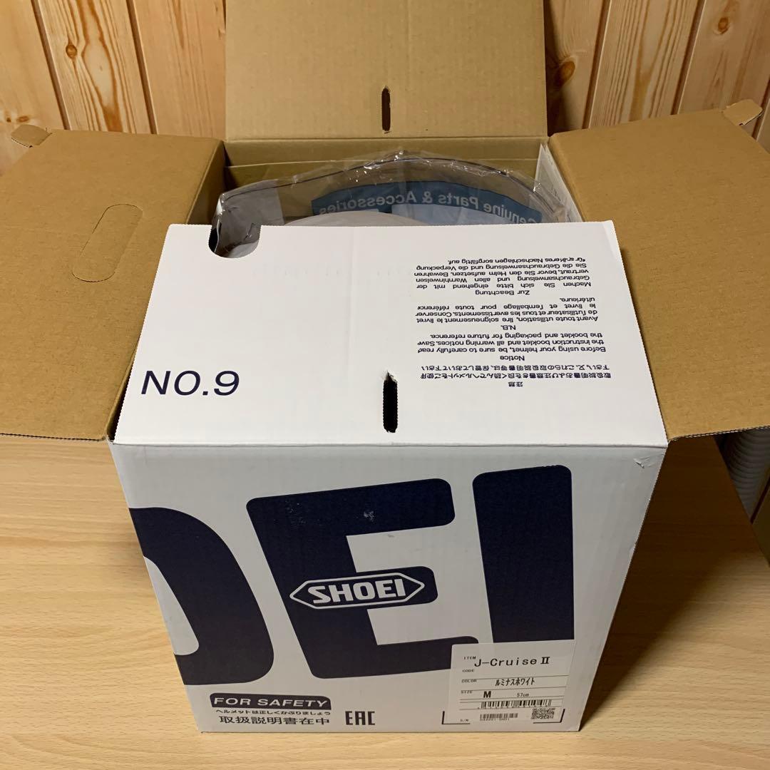 【新品】 SHOEI　J-Cruise2　Mサイズ　ルミナスホワイト