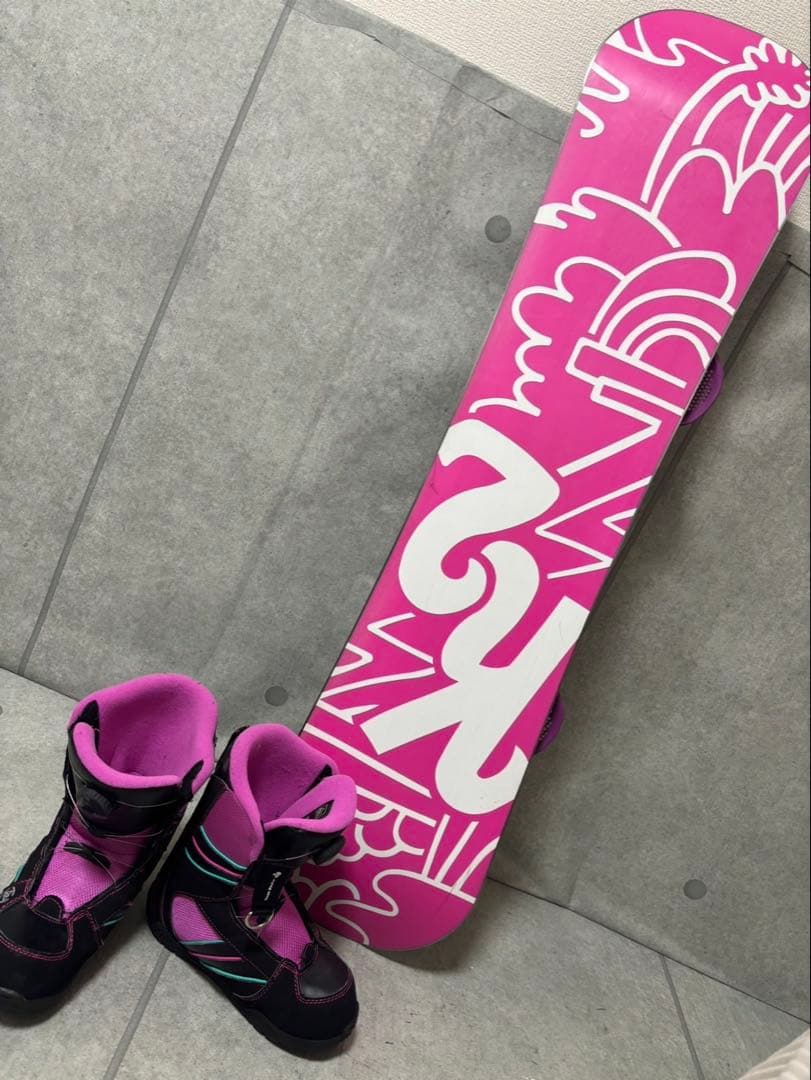 k2 キッズスノーボード　バイン　ブーツ21センチ　フルセット