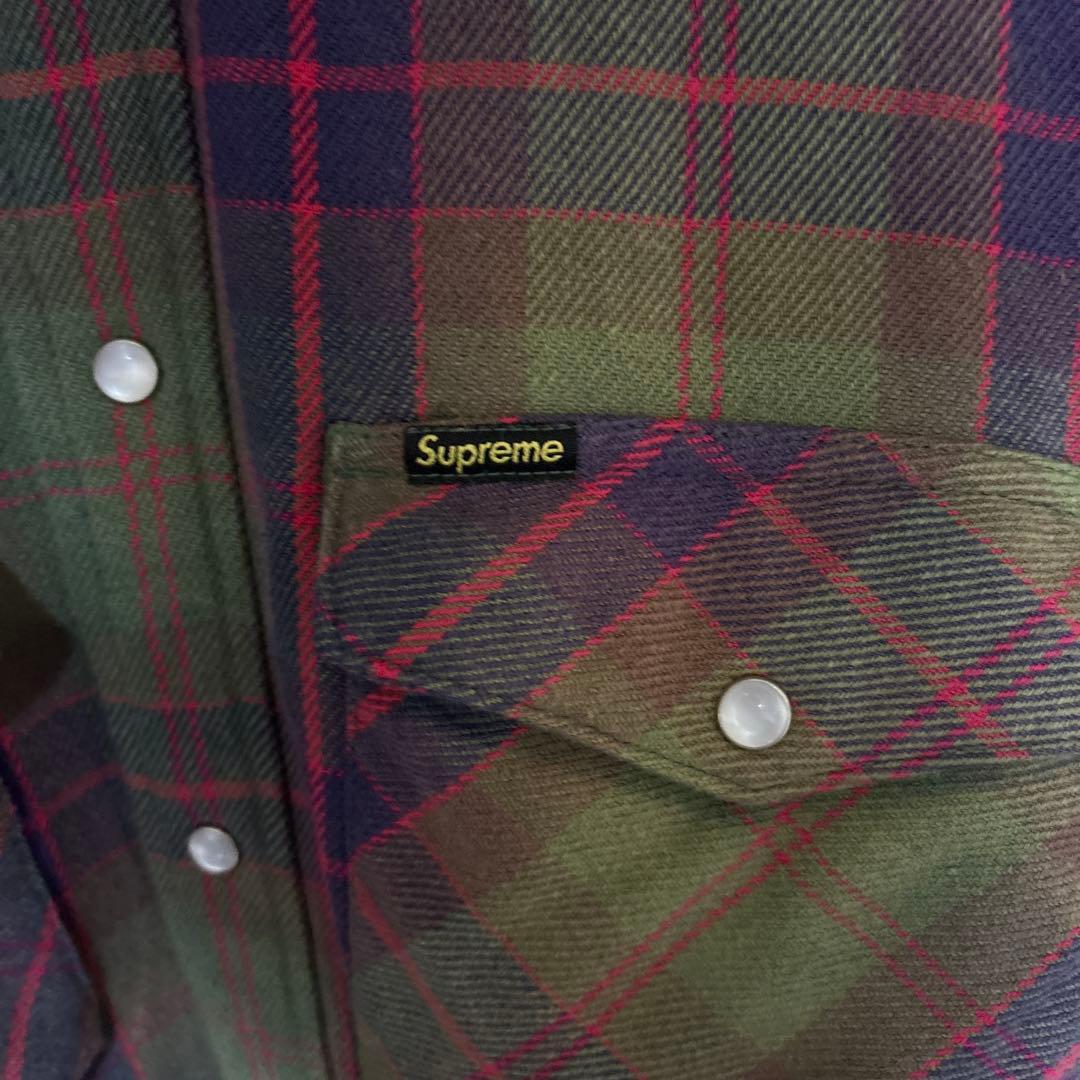 Supreme チェック柄ネルシャツ