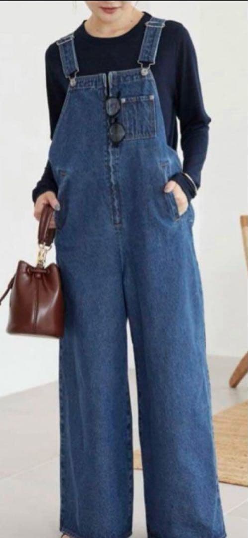 『美品』SLOBE IENA LE DENIM バギーオーバーオール