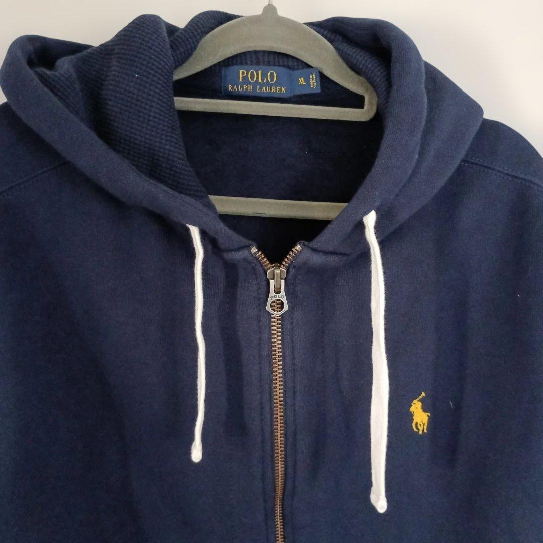 美品　Polo Ralph Lauren ネイビー　フルジップパーカー XL