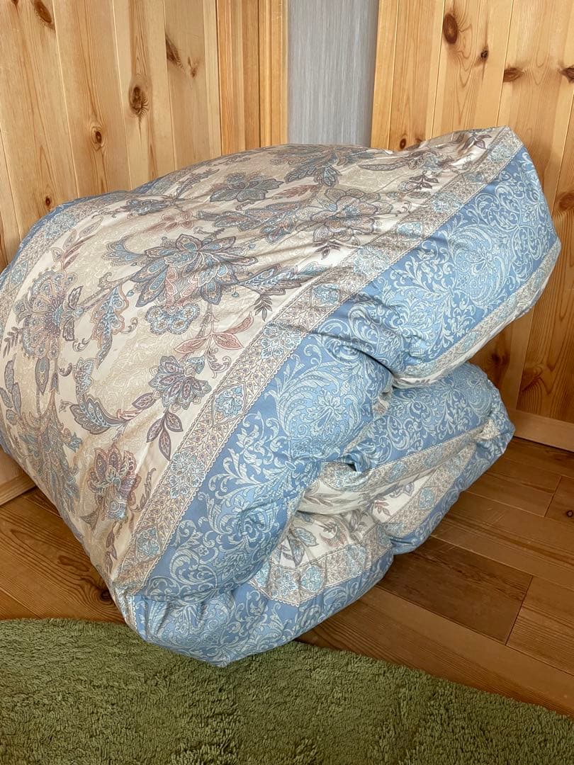 2枚セット【エコダウン使用】寒冷地仕様　羽毛布団　シングル　ホテル仕様