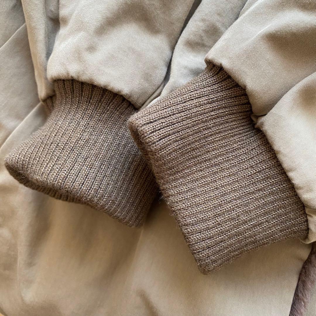 mizuiroind ミズイロインド バックボアコート ベージュ