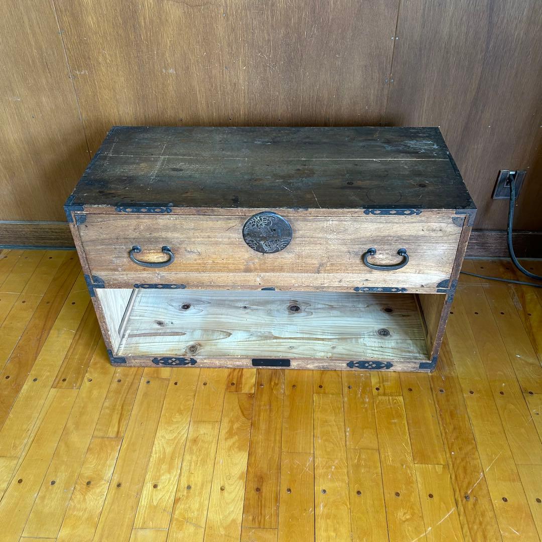 古箪笥(たんす) 棚 店舗什器 A