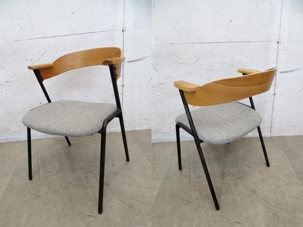 美品■a.depeche/ア.デペシュ■ダニスショートアームチェア■4脚セット■