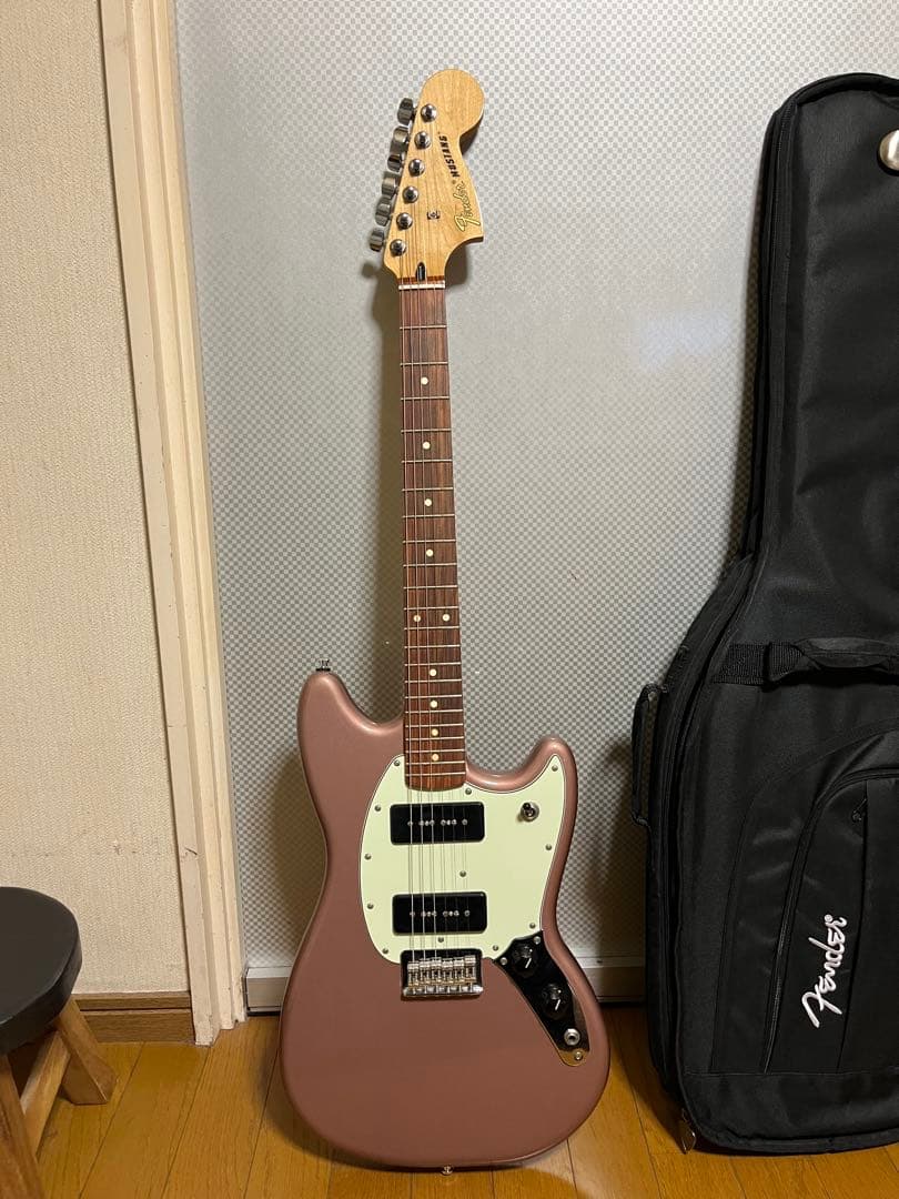 美品/ FENDER Mustang P90, Burgundy ムスタング