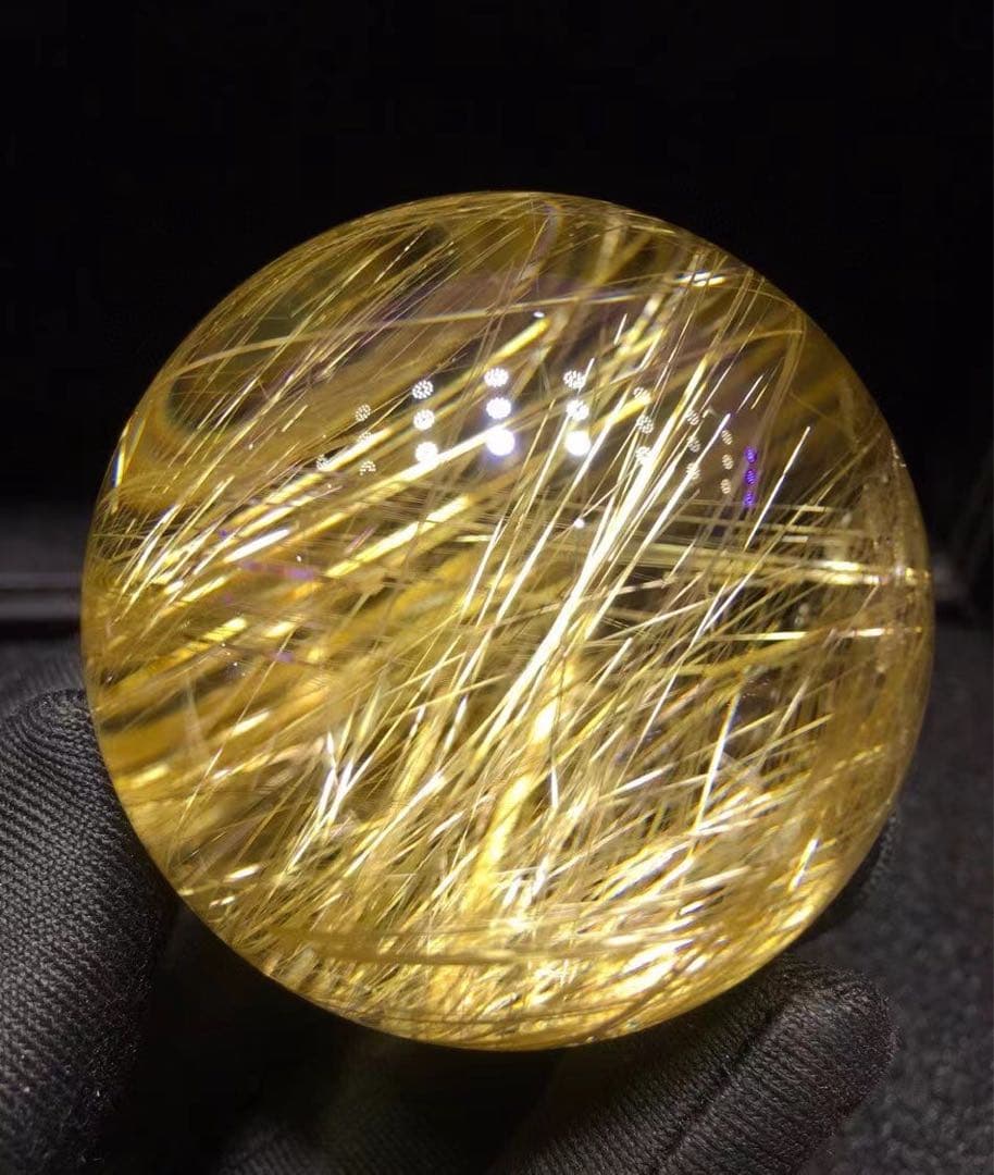 ⭐︎【極上品】タイチンクオーツ  置物 51.7mm