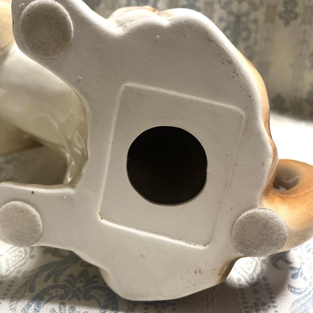チワワ 陶器製 フィギュア（置物） 犬のオブジェ ヨーロピアン 雑貨 ★美品