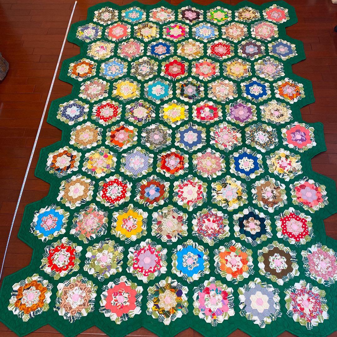 アメリカン　パッチワークキルト