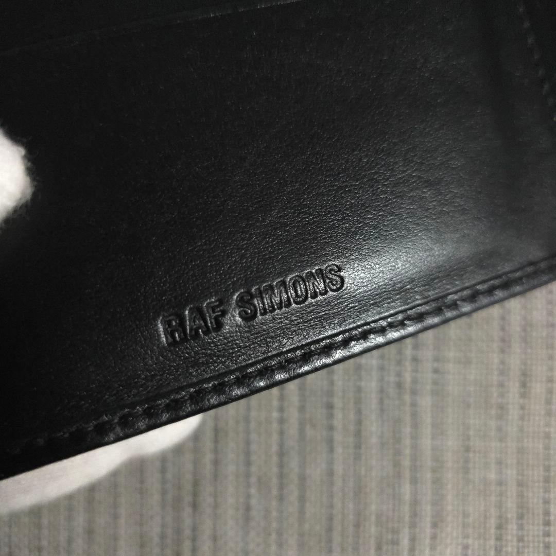 未使用　Raf Simons　ラフシモンズ　二つ折り財布　財布　レザー　ブラック