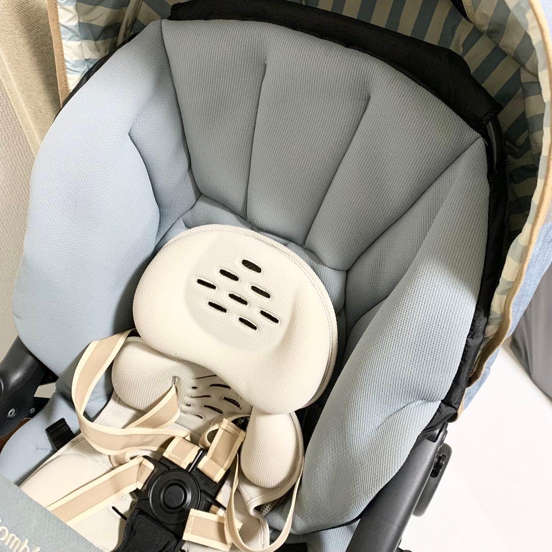 コンビ fugebaby ベビーカー メチャカル オート4キャス EG ブルー