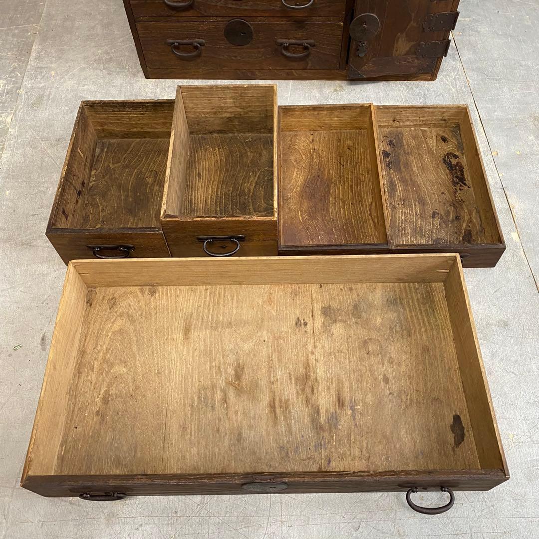 アンティーク チェスト 棚 収納 無垢材 チェスト テレビ台 z416