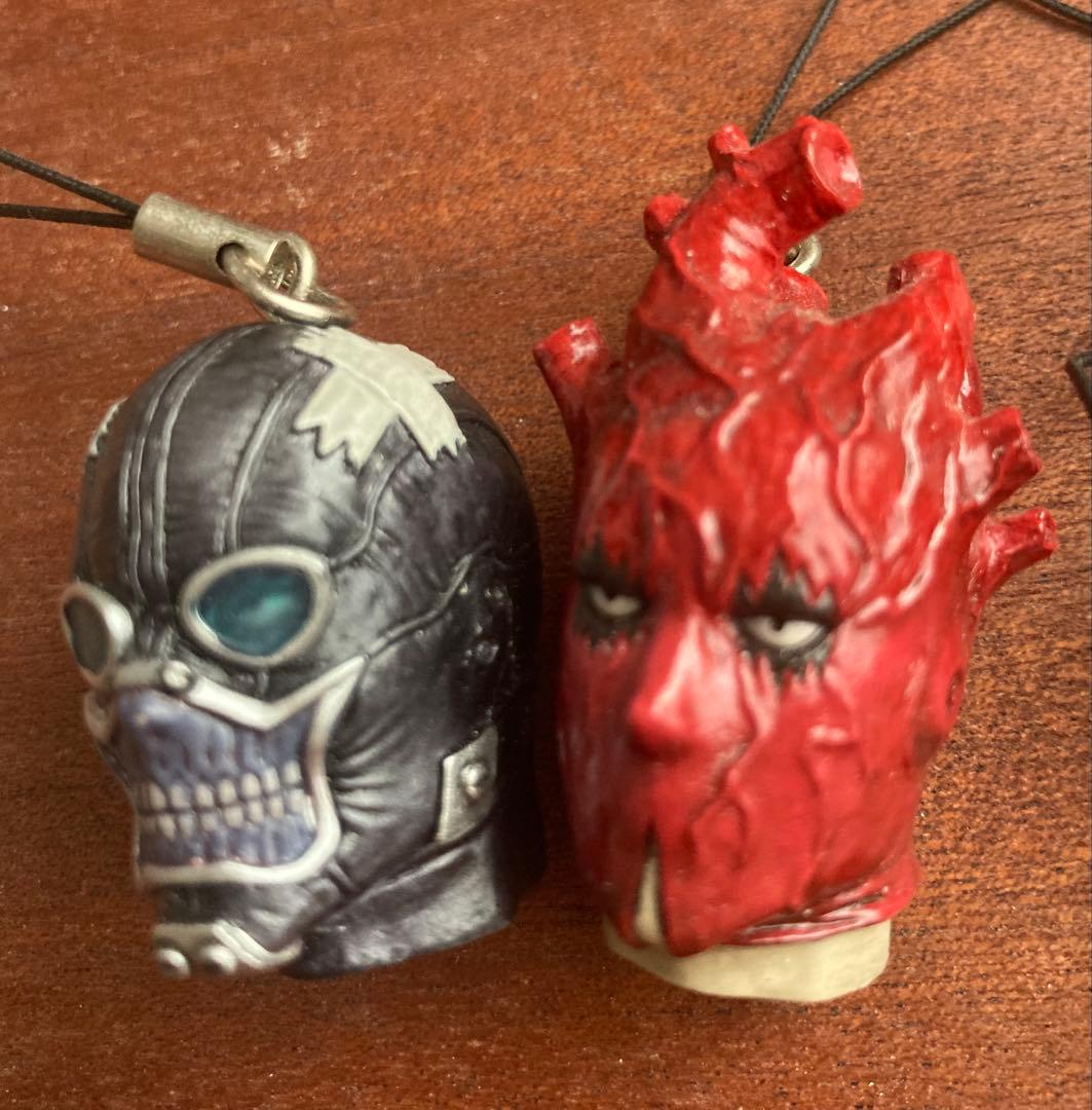 ドロヘドロ　頭部モチーフストラップ7個セット