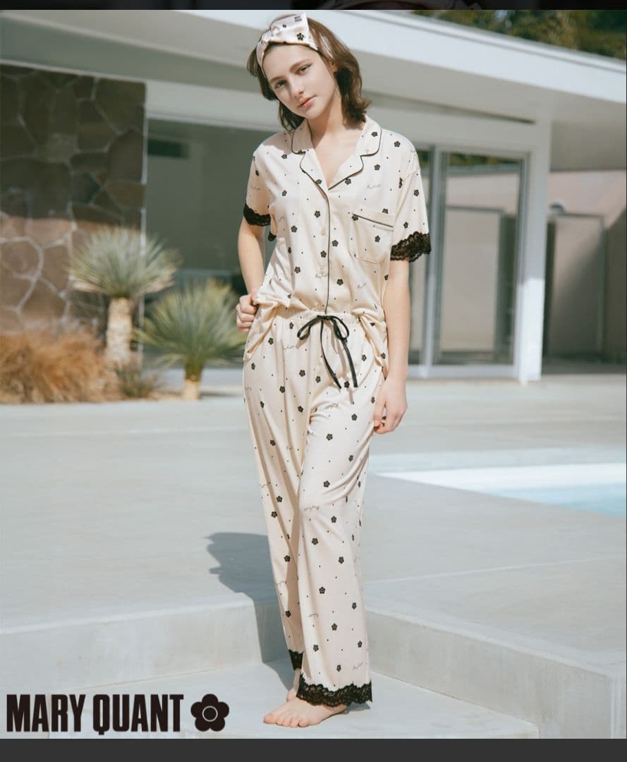 ピーチジョン×マリークワント デイジーレースシャツパジャマ 即完売 上下セット