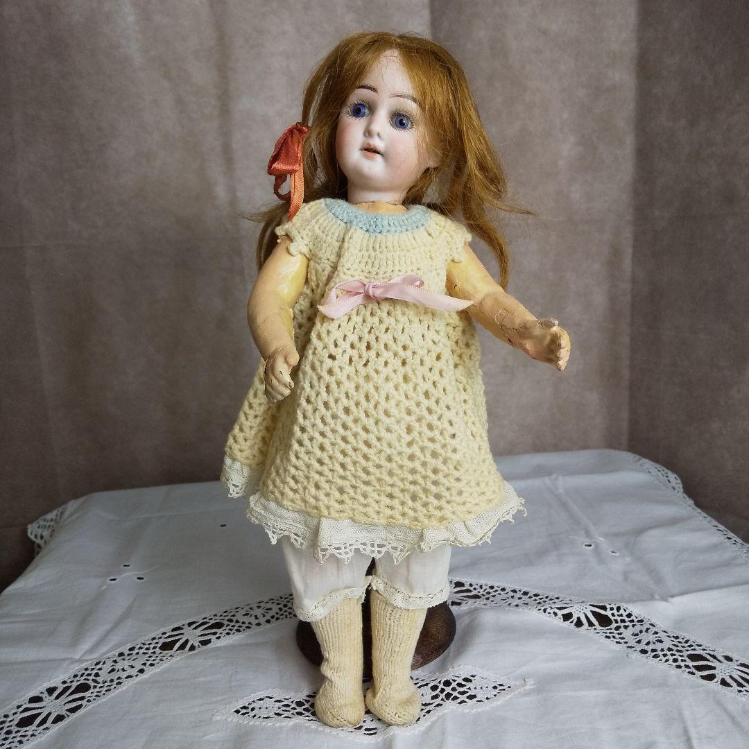 ❇️冬の大特価Sale❤️小ぶりで可愛いドイツアンティークビスクドール