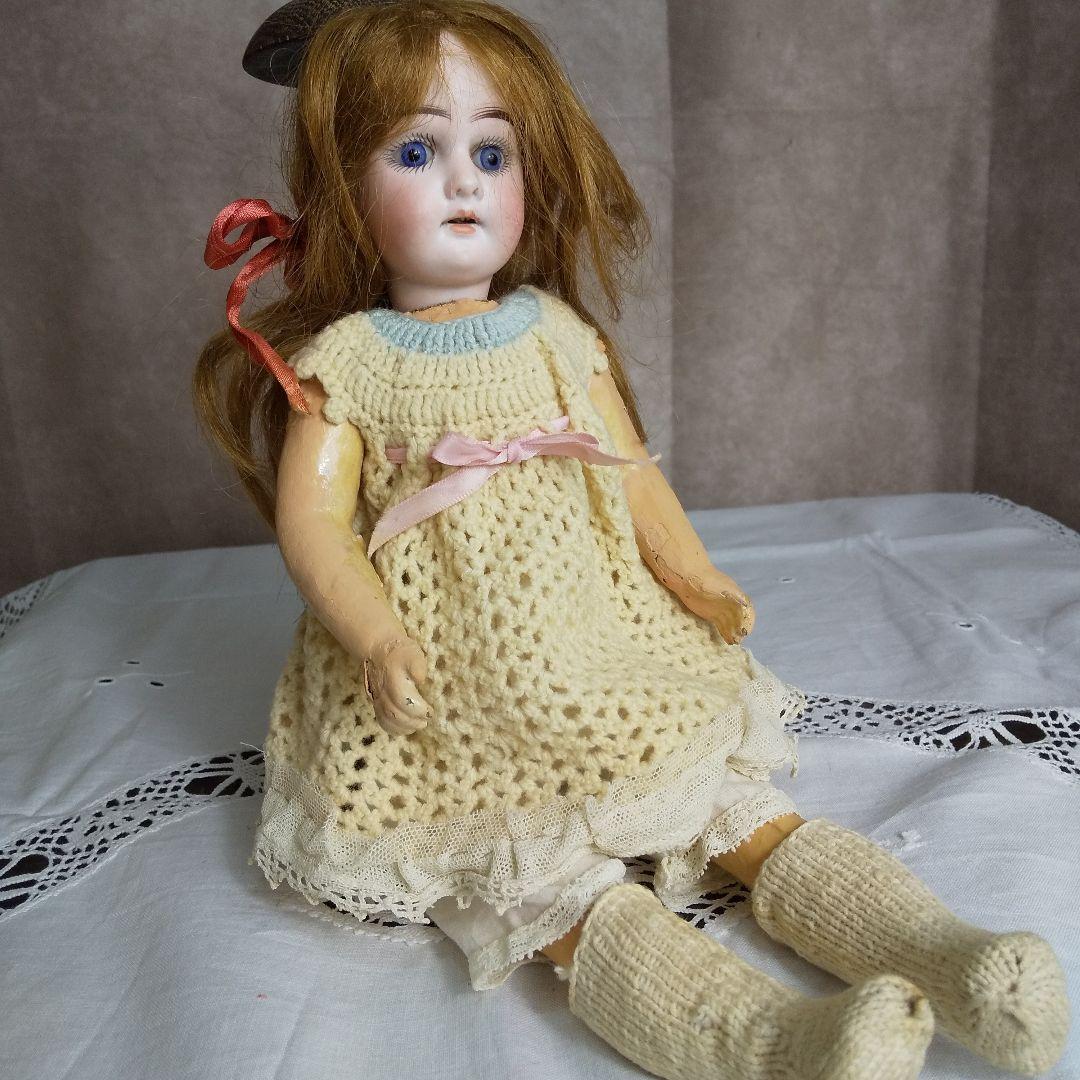 ❇️冬の大特価Sale❤️小ぶりで可愛いドイツアンティークビスクドール