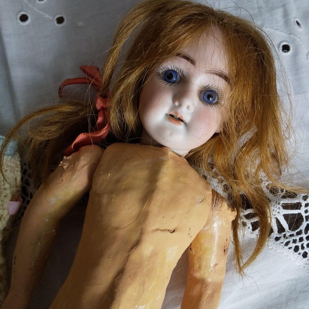 ❇️冬の大特価Sale❤️小ぶりで可愛いドイツアンティークビスクドール