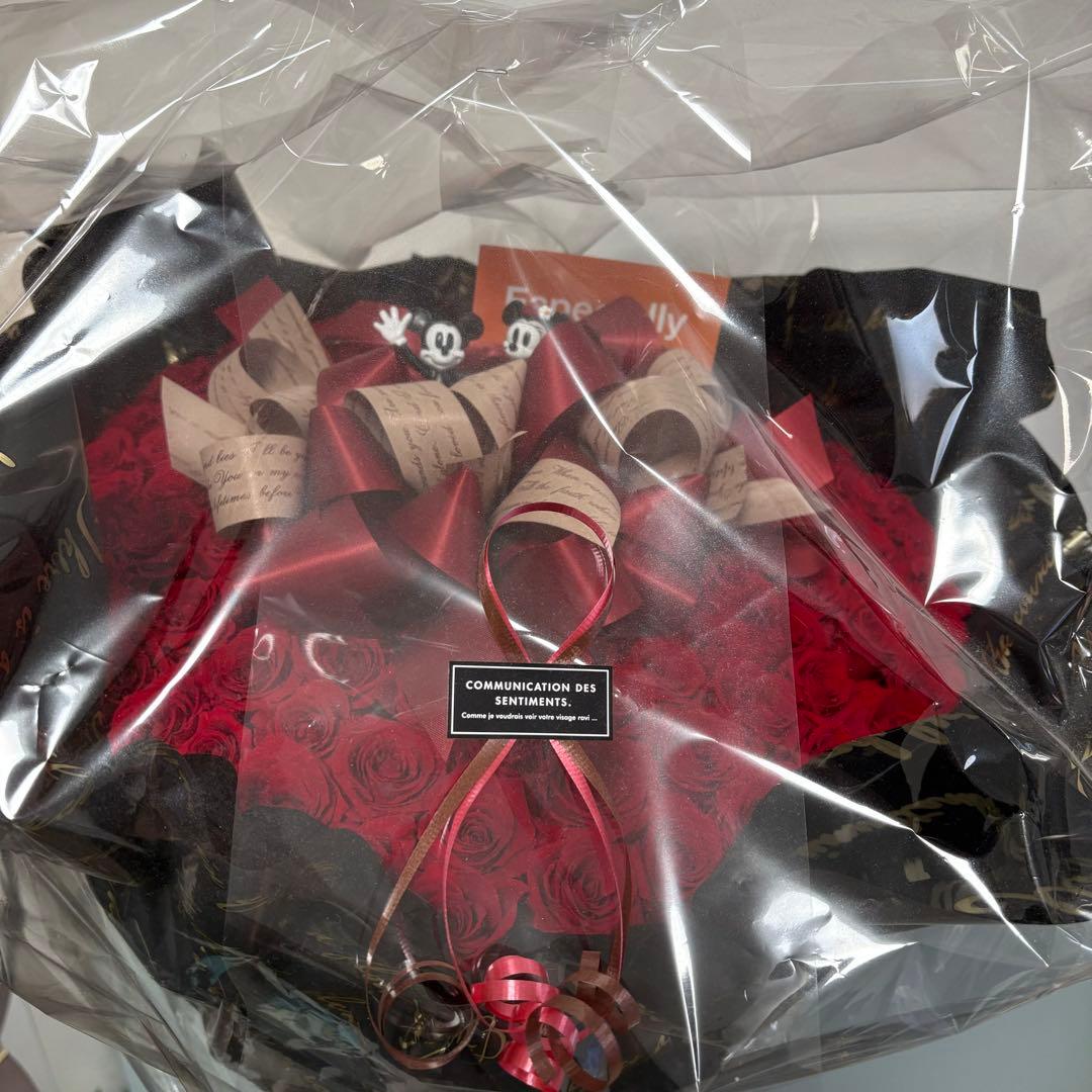 バラ100本　ディズニー　プリザードフラワー　花