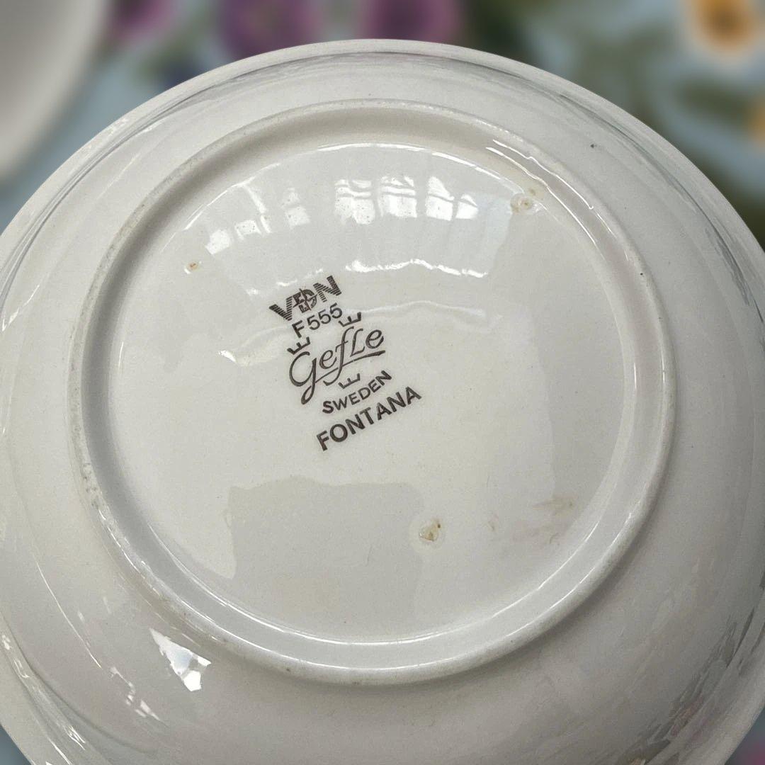 （ウプサラ・エケビィ）フォンタナ　ゲフレ　スーププレート5枚