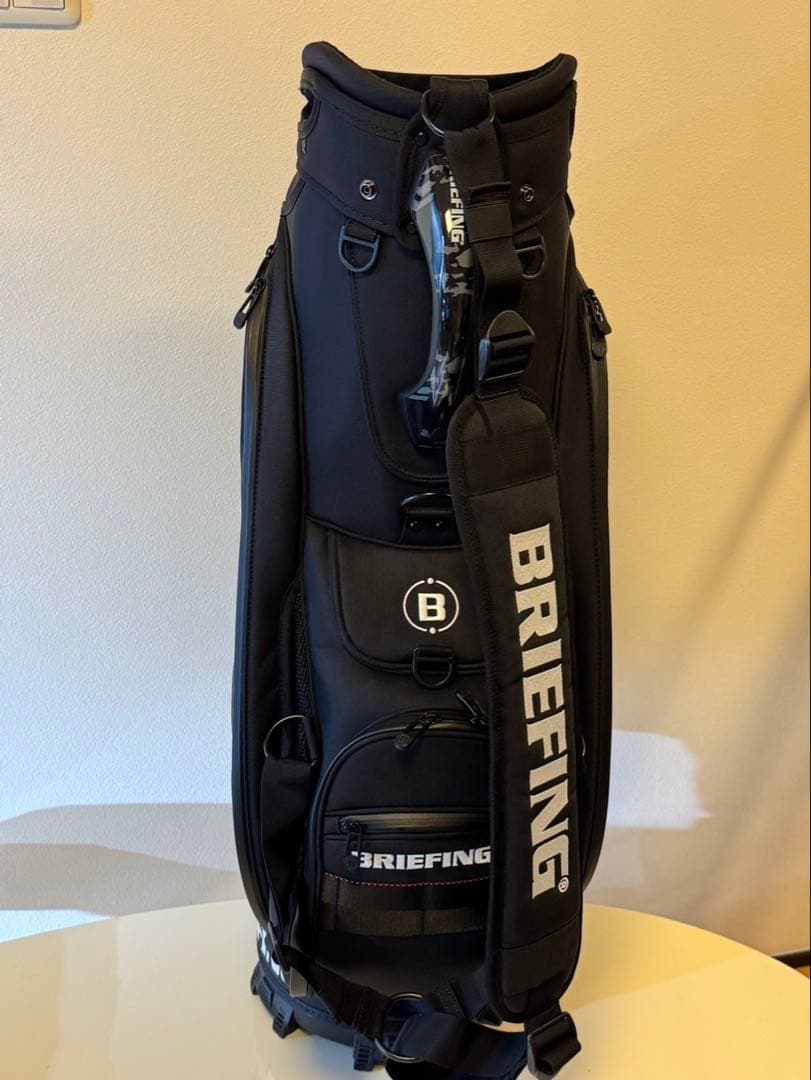 新作ブリーフィング　キャディバック　CR-3 03ブラック