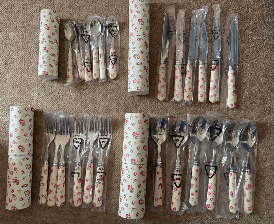 レア!新品未使用キャス キッドソンカトラリー24本セット