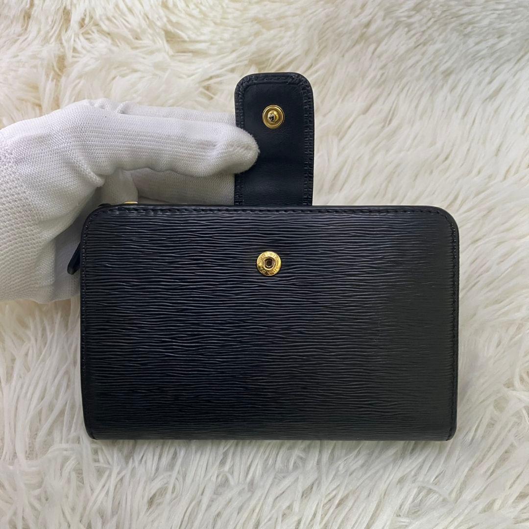 【極美品】プラダ ヴィッテロムーブ 二つ折り財布　L字ファスナー　 ブラック