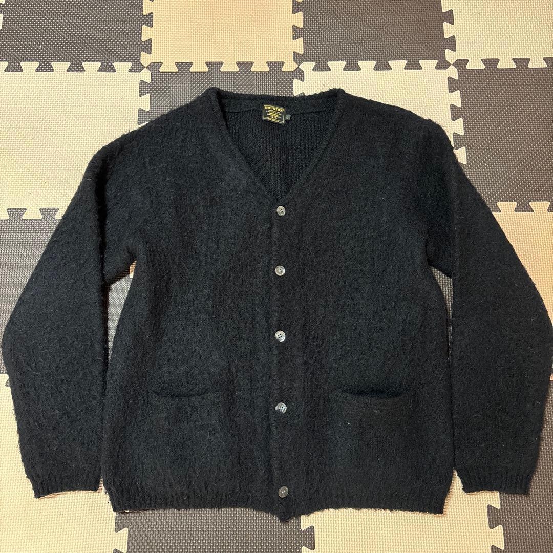 HOUSTON モヘアカーディガン Lサイズ