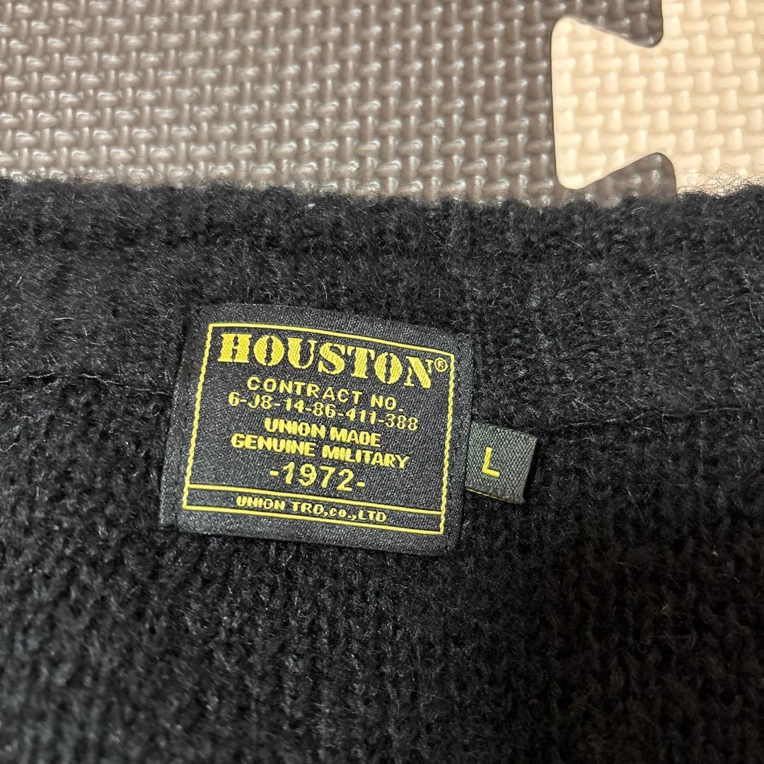 HOUSTON モヘアカーディガン Lサイズ