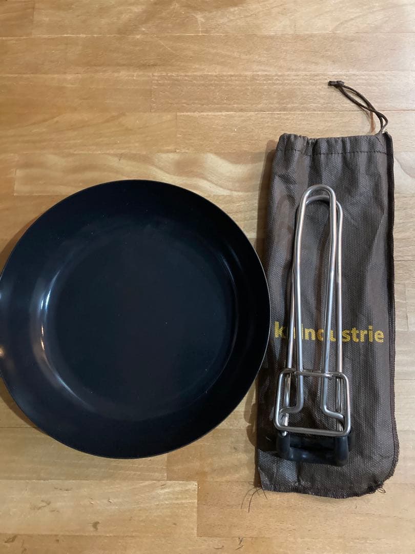 knIndustrie フライパンと持ち手　ブラック