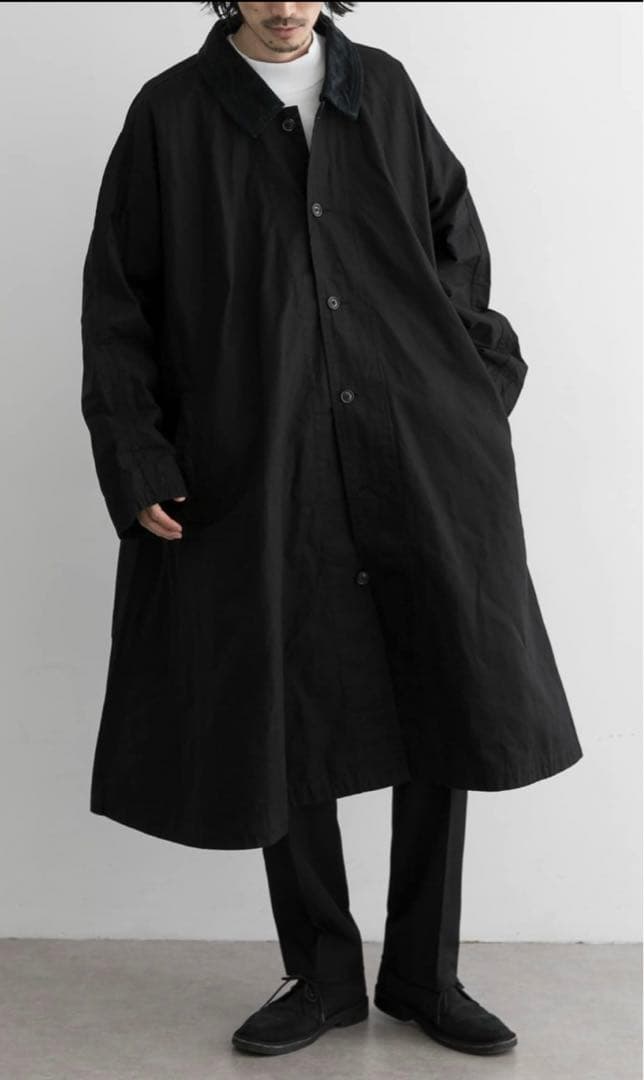 ポータークラシック　パラフィンコーデュロイスウィングコート