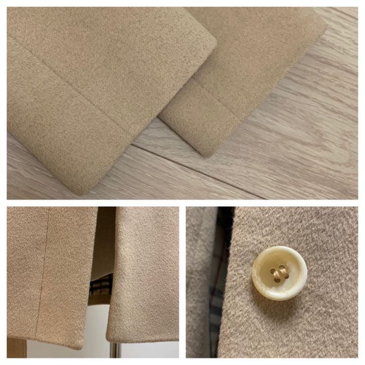 【BURBERRY LONDON】アンゴラ65% ベルト付き チェスターコート