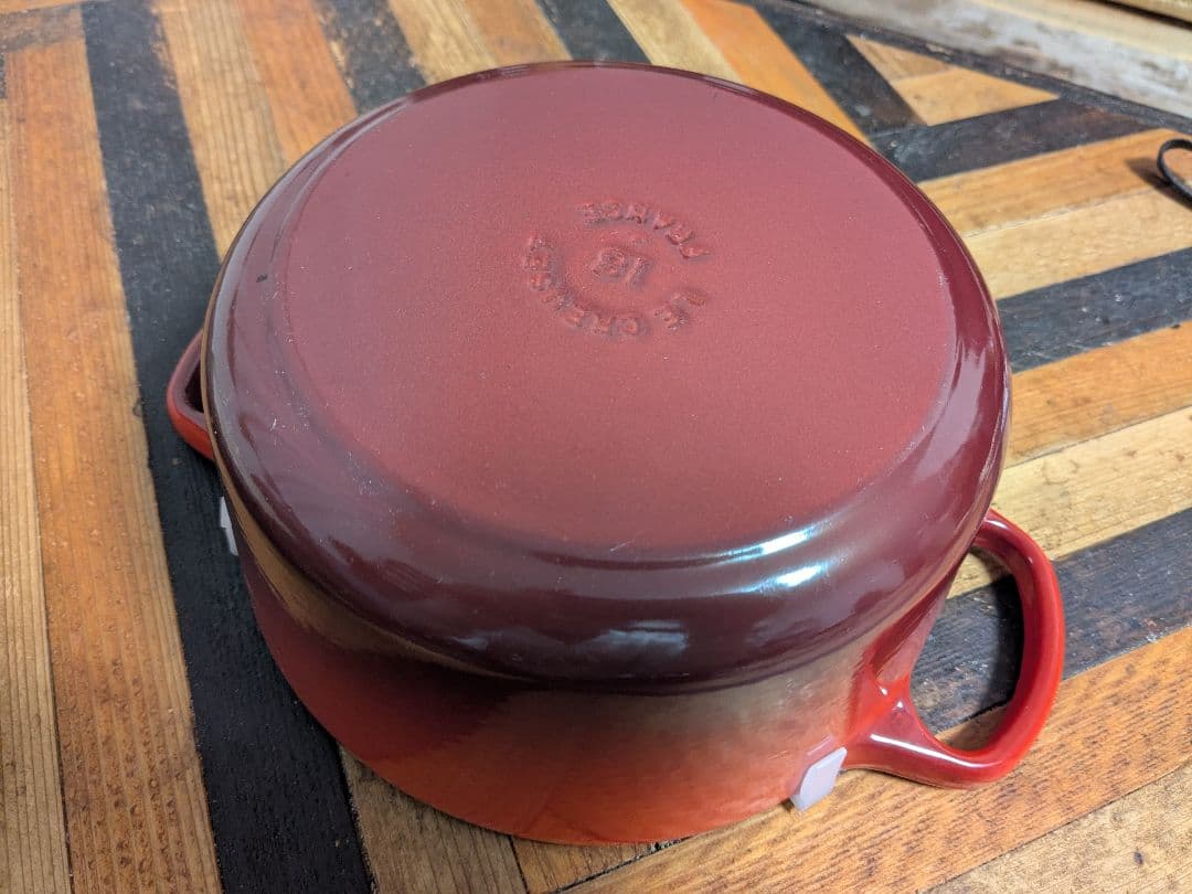 【未使用品】ルクルーゼ ココット・ロンド 18cm