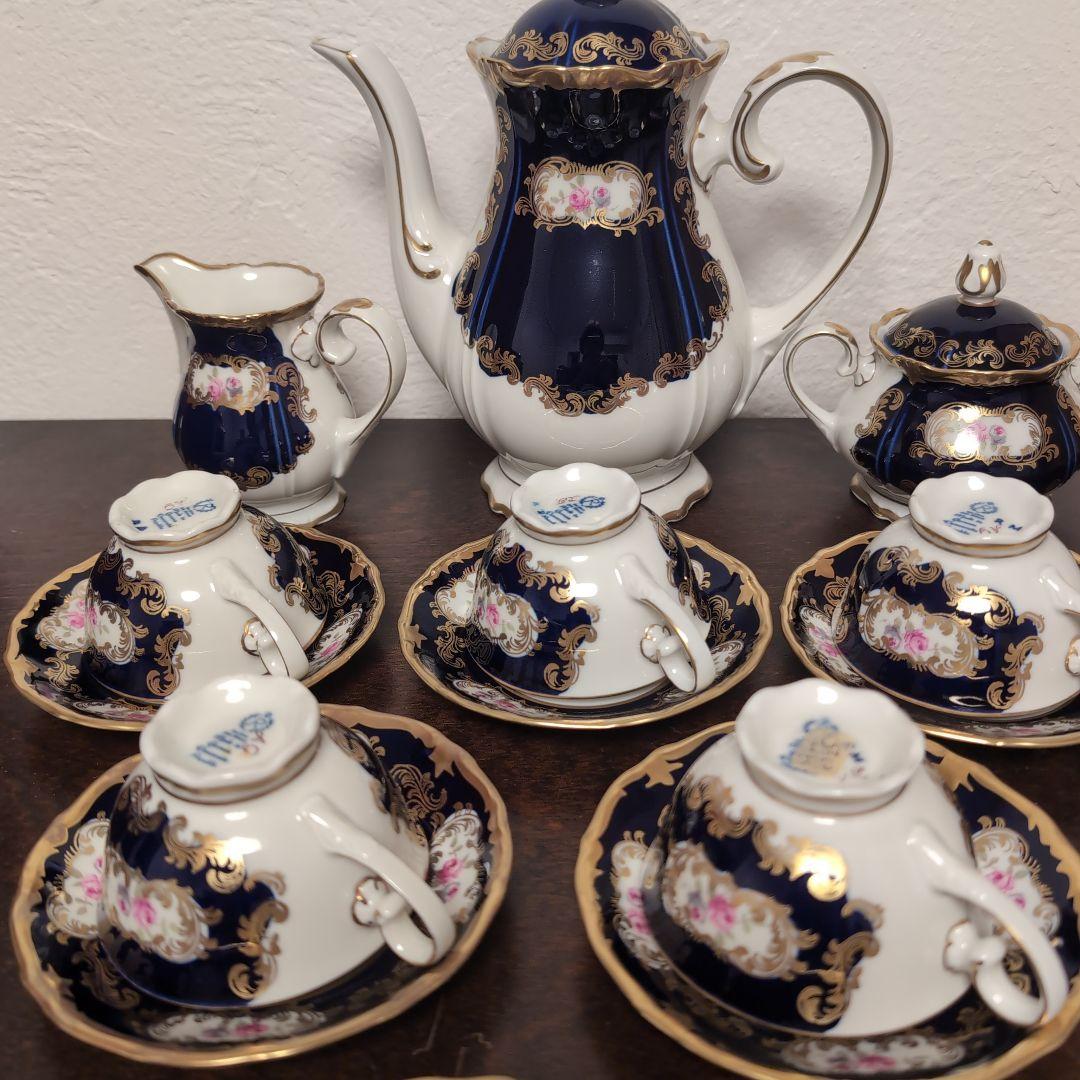 かるみあ　ドイツ製 ライヒェンバッハ Reichenbach 薔薇デミタス