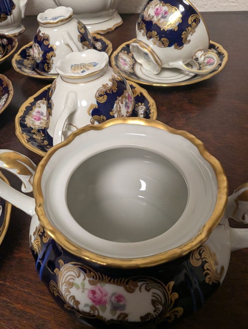 かるみあ　ドイツ製 ライヒェンバッハ Reichenbach 薔薇デミタス