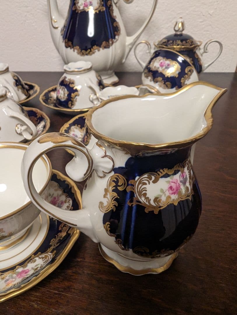 かるみあ　ドイツ製 ライヒェンバッハ Reichenbach 薔薇デミタス